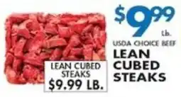 Met Foodmarkets Usda choice beef lean cubed steaks offer