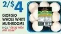 Met Foodmarkets Giorgio whole white mushrooms offer