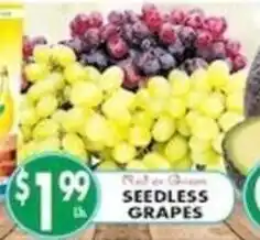 Met Foodmarkets Red or Green Seedless Grapes offer