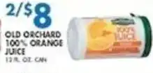 Met Foodmarkets Old Orchard 100% Orange Juice offer