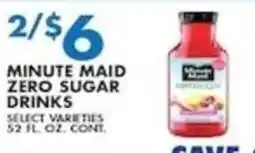 Met Foodmarkets Minute maid zero sugar drinks offer