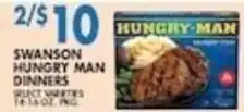 Met Foodmarkets Swanson Hungry Man Dinners offer