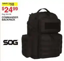 Dunham's Sports Sog commander backpack offer