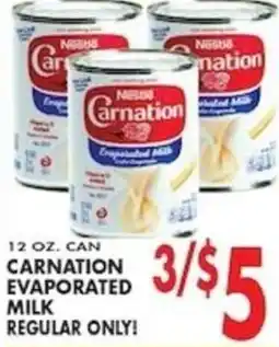 Met Foodmarkets Carnation evaporated milk offer