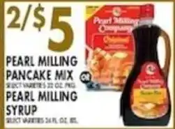 Met Foodmarkets Pearl Milling Pancake Mix or Pearl Milling Syrup offer