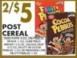 Met Foodmarkets Post cereal offer