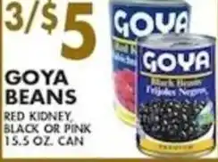 Met Foodmarkets Goya beans offer