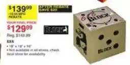 Dunham's Sports Block dice offer