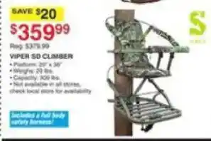 Dunham's Sports Viper sd climber offer