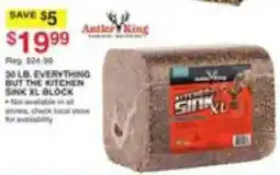 Dunham's Sports Antler King 30 Lb. Everything But The Kitchen Sink XL Block offer