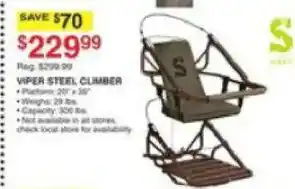 Dunham's Sports Viper Steel Climber offer