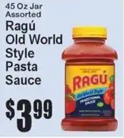 Super Fresh Ragu old world style pasta sauce offer