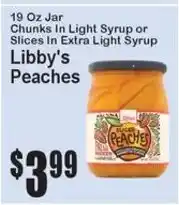 Super Fresh Libby's Peaches offer