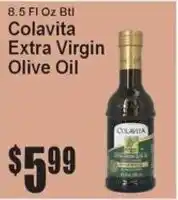 Super Fresh Colavita extra virgin olive oil offer