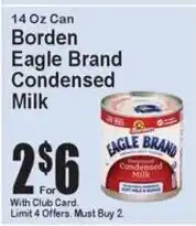 Super Fresh Borden Eagle Brand Condensed Milk offer
