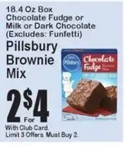 Super Fresh Pillsbury brownie mix offer
