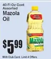 Super Fresh Mazola Oil offer
