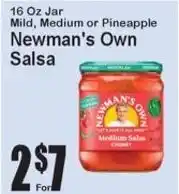 Super Fresh Newman's Own Medium Salsa offer