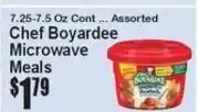 Super Fresh Chef Boyardee microwave meals offer