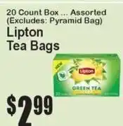 Super Fresh Lipton tea bags offer