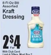 Super Fresh Kraft dressing offer