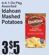 Super Fresh Idahoan mashed potatoes offer