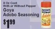 Super Fresh Goya Adobo Seasoning offer