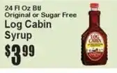 Super Fresh Log Cabin Syrup offer