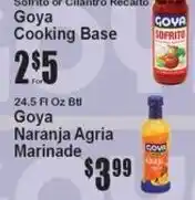 Super Fresh Goya cooking base offer