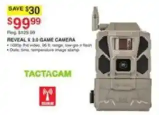 Dunham's Sports Tactacam Reveal X 3.0 Game Camera offer