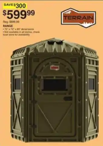 Dunham's Sports Terrain range offer