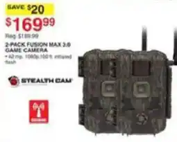 Dunham's Sports Stealth Cam 2-Pack Fusion Max 3.0 Game Camera offer