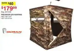 Dunham's Sports Olman Predator 270 Hunting offer