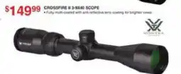 Dunham's Sports Vortex Diamondback 3-9 x 40 Scope offer