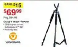 Dunham's Sports Vanguard quest t62u tripod offer