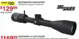 Dunham's Sports Sig Sauer Buckmaster 3-14x40 Scope offer