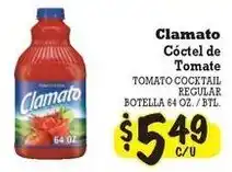 La Michoacana Clamato Tomato Cocktail offer