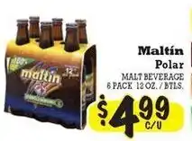 La Michoacana Maltín Polar offer