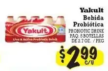 La Michoacana Yakult probiotic drink offer