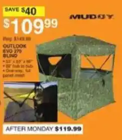 Dunham's Sports Muddy Outlook Evo 270 Blind offer