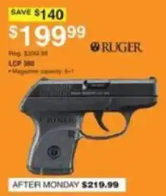 Dunham's Sports Ruger Lcp 380 offer