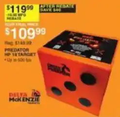 Dunham's Sports Delta McKenzie predator hp 16 target offer