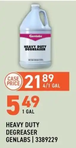 US Foods Chef's Store Genlabs heavy duty degreaser offer