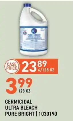 US Foods Chef's Store Germicidal Ultra Bleach Pure Bright offer