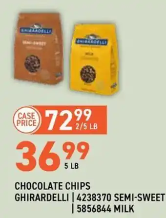 Ghirardelli chocolate chips