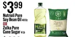 Jons International Nutrioli pure soy bean oil or Zulka pure cane sugar offer