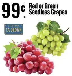 Jons International Red or Green Seedless Grapes offer