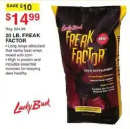 Dunham's Sports Lucky Buck freak factor offer