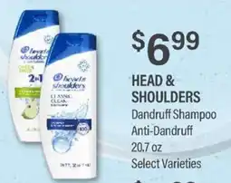 Commissary Head & Shoulders Dandruff Shampoo offer