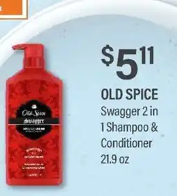 Commissary Old Spice Swagger 2 in 1 Shampoo & Conditioner offer